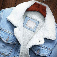 Veste en jean légère pour hommes adultes, confortable, style streetwear, pour l'hiver