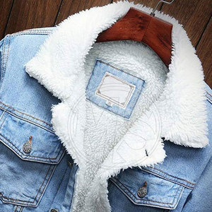 Chaqueta de Mezclilla Ligera para Hombre, Chaqueta de Mezclilla Cómoda para Invierno, Chaqueta de Mezclilla para Hombre Estilo Urbano - Product Image 4