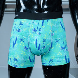 OEM ODM Men's <b>Boxer</b> Briefs | <b>Custom</b> Logo Cotton Spandex Underwear | Everyday Comfort Fit - Product Image 1