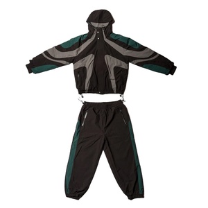 OEM Custom Men Tracksuit Windbreaker <b>Jacket</b> Pants Waterproof Streetwear <b>Tech</b> <b>wear</b> Bulk - Product Image 1