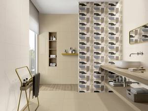 Orientbell Cerámica 300X450 SBG Beige LT Granulado Acabado Brillante Azulejos para Baño Cocina Backsplash Inodoro Azulejos de suelo de pared - Product Image 2