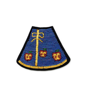 Parches Decorativos de Alta Calidad con Bordado de Lujo, Hechos a Mano, con Cobre y Zari, para Blusas, Saris, Kurtis, Vestidos y Chaniyacholi - Product Image 3