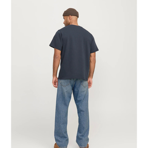 Pantalons de marque américaine pour hommes sur mesure, style rétro ample, coupe slim, denim large et long, lavé, jeans personnalisés de haute qualité, pantalons vintage - Product Image 6