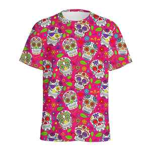 T Shirt Pour Hommes Casual Short Sleeve Top Summer 3D Printed Rose T Shirt Jersey - Product Image 2