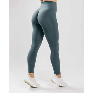 Jogging de sport taille haute OEM pour femmes, leggings de yoga, tissu doux extensible, respirant et style formel pour l'entraînement et le yoga - Product Image 3