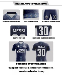 Camiseta de fútbol para hombre con estampado de transferencia de calor de estilo personalizado, camiseta de poliéster 100% de alta calidad, transpirable y de secado rápido, hecha en Pakistán - Product Image 6
