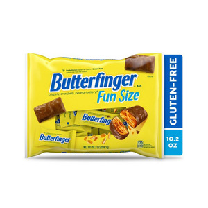 BUTTERFINGER 1.9 onces de barres de bonbons au chocolat pleine grandeur beurre d'arachide avec noix 36 paquets en vrac 6 12 types de chocolat sucré - Product Image 1