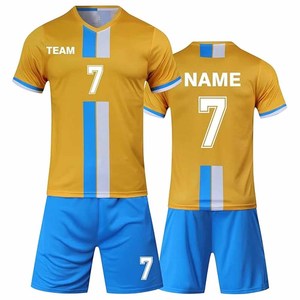 Tenues de football personnalisées, créez votre propre maillot d'équipe avec logo, col en V, manches courtes, ensemble - Product Image 6