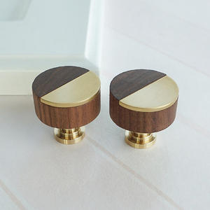 100% boutons en bois naturel artisanat à la mode boutons de meubles en bois fabricants poignées d'armoires de cuisine - Product Image 1