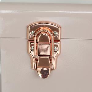 Lotus Root pink Decorative Trunk <b>Box</b> <b>Storage</b> <b>Metal</b> Trunk Trunk - Product Image 5