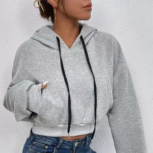 Sudaderas con Capucha de Alta Calidad, Personalizadas con Logotipo, Tejido French Terry, 100% Algodón, Estilo Urbano, Lisas, Corte Regular, para Mujer - Product Image 3
