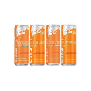 Boisson énergisante Red Bull édition abricot sans sucre vitamines énergétiques caféine taurine boost - Product Image 4