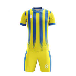 Uniformes de Fútbol Personalizados con Logotipo Impreso de Último Diseño para Hombre y Mujer, Servicio OEM, 100% Poliéster, Transpirable - Product Image 6