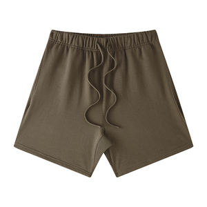 High Quality <b>Men</b> Casual Cotton <b>Shorts</b> Summer <b>Lightweight</b> Elastic Waist Drawstring <b>Shorts</b> with Pockets Sportswear OEM Supplier - Product Image 1