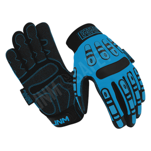 ถุงมือหนังสังเคราะห์สำหรับงานช่างป้องกันการสั่นสะเทือนป้องกันการกระแทกถุงมือหนังสังเคราะห์ทนทานต่อการใช้งาน - Product Image 2