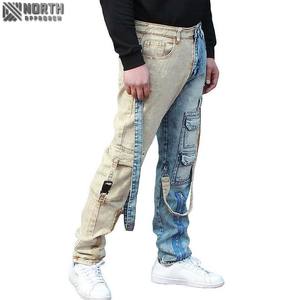 Pantalones vaqueros de cintura media para hombre, invierno, Otoño, recién llegados, OEM, hecho a medida, elástico, reflectante, Hip Hop para - Product Image 3