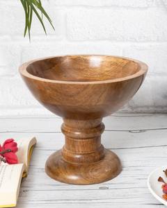 Bols en bois tournés à la main de SCI avec bol de service élégant bol de service de bonbons vaisselle de haute finition bol à salade taille personnalisée - Product Image 4