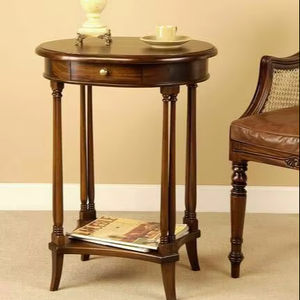 Mesas auxiliares de madera para casas modernas con detalles hechos a mano y carpintería para uso a largo plazo - Product Image 1