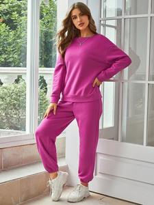 Conjunto Deportivo Informal de Felpa de Algodón para Mujer, Ropa Deportiva de Invierno de Alta Calidad, Elegante y Cálido Conjunto para Correr - Product Image 4