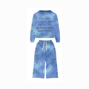 Nouveau survêtement d'hiver à capuche avec cordon de serrage et logo personnalisé 2025, imprimé de haute qualité, pour hommes et femmes, vente en gros, 100 % coton - Product Image 1