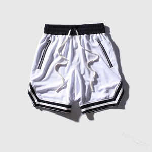 Colorful Blank Mesh Shorts Polyester Mesh Basketball Shorts Double <b>Layer</b> Custom Mesh Short - Product Image 2