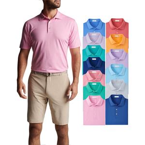 Alta calidad 100% algodón hombres para Polos diseño personalizado antiarrugas con logotipo bordado sólido último estilo de moda - Product Image 1