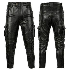 New Arrival SPORTSWORLD <b>Mens</b> Black Leather Trousers Motorbike Motorcycle <b>Jeans</b> <b>Biker</b> Cowhide Soft Pants Model SWG-MHO-0030 - Product Image 3