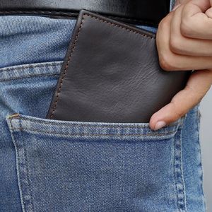 Portefeuille en cuir court unisexe à la mode Style d'affaires mince fentes multi-cartes écologiques à deux volets fabricant de haute qualité - Product Image 5