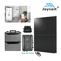Système solaire de balcon 1000W Micro-onduleur avec Smart PVHub Packs de batteries empilables pour une solution de stockage d'énergie domestique durable