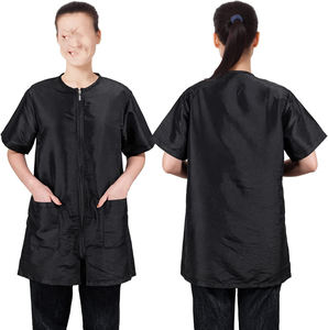 Chaquetas de aseo para mascotas con cremallera completa Uniforme de peluquero para mascotas con bolsillos - Product Image 1