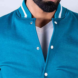 แจ็กเก็ตฤดูหนาวของผู้ชายแบบสั่งทำปกตั้งระบายอากาศได้ดีดีไซน์และติดโลโก้ด้านหน้า - Product Image 5