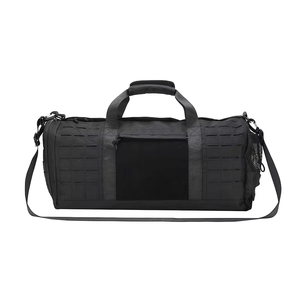 Sac de sport tactique en nylon imperméable, style duffle, compartiments spacieux, poignées robustes, bandoulière réglable pour une utilisation polyvalente - Product Image 1