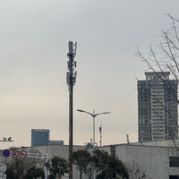 Tour de télécommunication monopôle en acier galvanisé à chaud de 10m à 60m, sectionnelle et polygonale, pour antenne de station de base cellulaire 5G