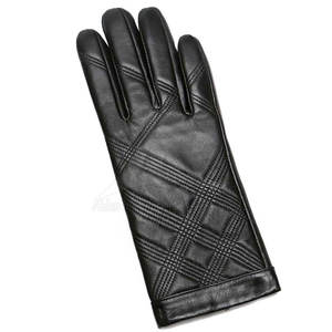 Gants en cuir pour homme avec écran tactile, doublure en laine respirante et écologique, personnalisables pour la mode d'hiver, la conduite et les activités de plein air - Product Image 3