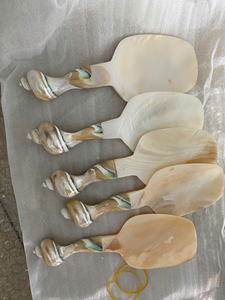 Bougie coquillage sculptée à la main écologique cuillère du désert technique polie directe du Vietnam grossiste - Product Image 4