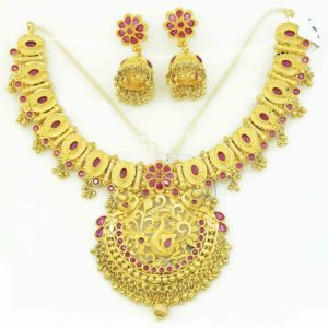 สร้อยคอทองชุบ 14K 18K 24K ขายส่ง เครื่องประดับแบบดั้งเดิม เครื่องประดับแฟชั่น เครื่องประดับทองชุบทองเหลือง Oro Joyeria - Product Image 3