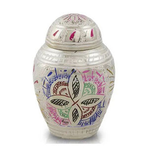 Elegant Handcrafted Metal Cremation Urn Metal Brass Cremation Urn for Human Ashes at wholesale price Domtop Urns - Product Image 4