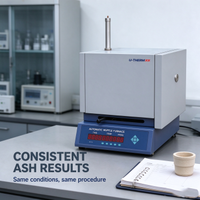 Four à moufle haute température 1000°C avec chargement automatique des échantillons, testeur d'ash de charbon et instrument de test des matières volatiles pour laboratoire