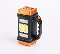 Super lumineux USB-C multifonctionnel COB LED solaire linterna poignée recherche torche lumière d'urgence LED lampe de poche solaire rechargeable