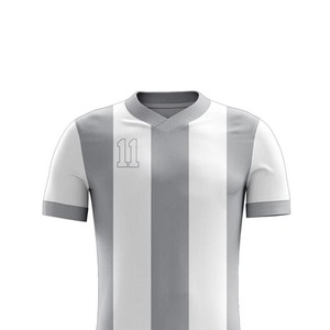 Ensemble de maillot de football personnalisé, nouveau style, uniforme complet, vierge, 100% polyester, uniforme de club personnalisé, maillot de football - Product Image 4