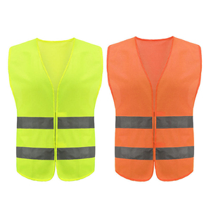 Chaleco de seguridad para trabajadores de la construcción transpirable personalizable, características reflectantes, ropa de trabajo protectora para exteriores, multibolsillos, venta al por mayor - Product Image 4