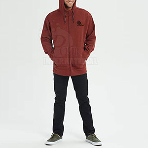 Custom Logo Unisex Sweatshirts Zip Up Embroidery <b>Hoodies</b> High Quality Oversized <b>Hoodies</b> - Product Image 2