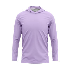 Ropa Deportiva con Capucha para Pesca, Unisex, Transpirable, con Protección Solar UPF50, Manga Larga, Diseño de Logotipo Personalizado en Color Sólido, Poliéster - Product Image 1