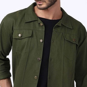 เสื้อแจ็คเก็ตผ้าแคนวาสสำหรับผู้ชาย, เสื้อโค้ทฤดูหนาวแขนธรรมดา - Product Image 2