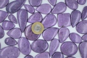 Pierre précieuse Stichtite naturelle de qualité supérieure nouveauté cabochon en vrac en pierre pour bijoux artisanat d'art et décoration pierre violette - Product Image 2