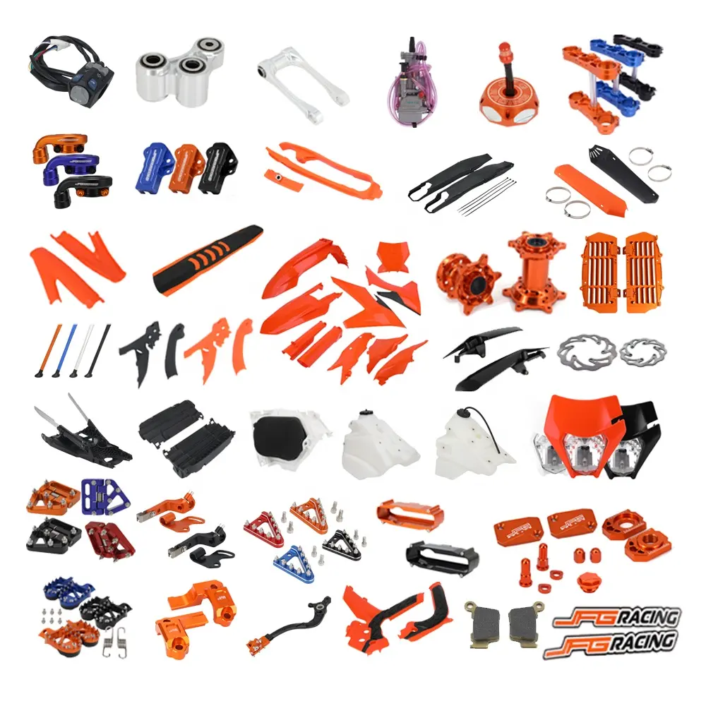 JFG Off Road tutti gli accessori moto per KTM SX SXF XC XCF XCW EXCF 110 125 250 350 450 Dirt Bike parti in plastica parti CNC