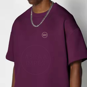 เสื้อยืดทรงหลวมสำหรับผู้ชายเสื้อยืดผู้ชายน้ำหนักเบา2025ออกแบบได้ตามต้องการโลโก้แบบใหม่ - Product Image 6