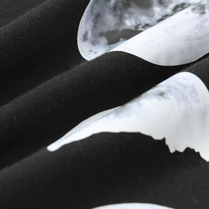 เสื้อยืดแขนยาวแบบยูนิเซ็กซ์ ผ้าฝ้าย 100% แห้งเร็ว ระบายอากาศได้ดี เป็นมิตรกับสิ่งแวดล้อม ผลิตจำนวนมากจากโรงงานโดยตรง ผ้าแคนวาส - Product Image 3