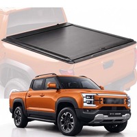 Bâche de benne rétractable pour BYD Shark 6, en aluminium, avec rouleaux, prête pour le camping et le tout-terrain, verrouillage à clé, sangle de traction, anti-poussière et scellée