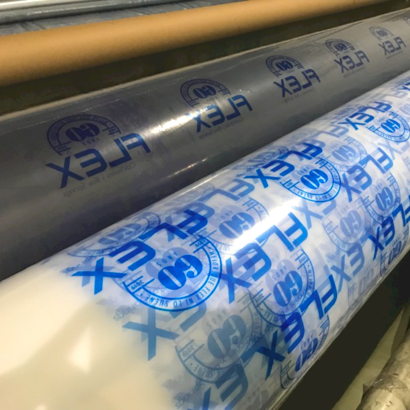 Plastic Packaging Polyethylene Film Transparent Printing PE Film for All Mattress Rolling, Foam Sofa Packing, Fabric Warping